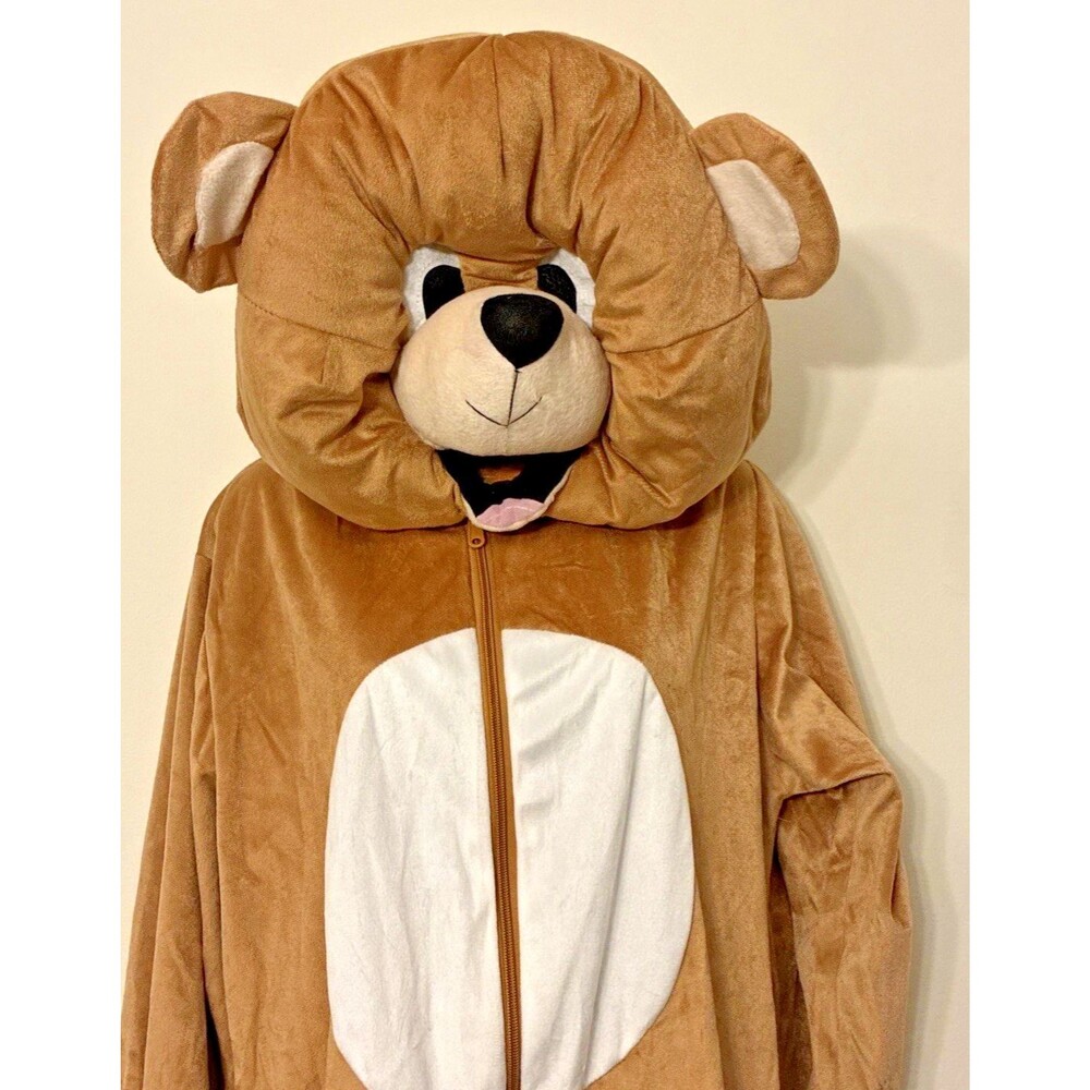 Brown Teddy Bear Costume Mascot Birthday Plush Youth Large or Women's Small